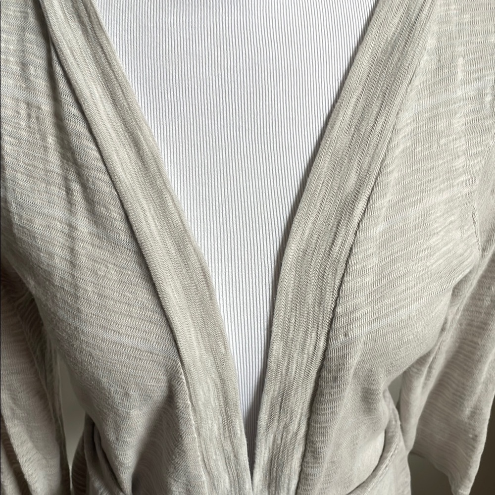 The Limited gray tie waist Sweater - Picture 2 of 5